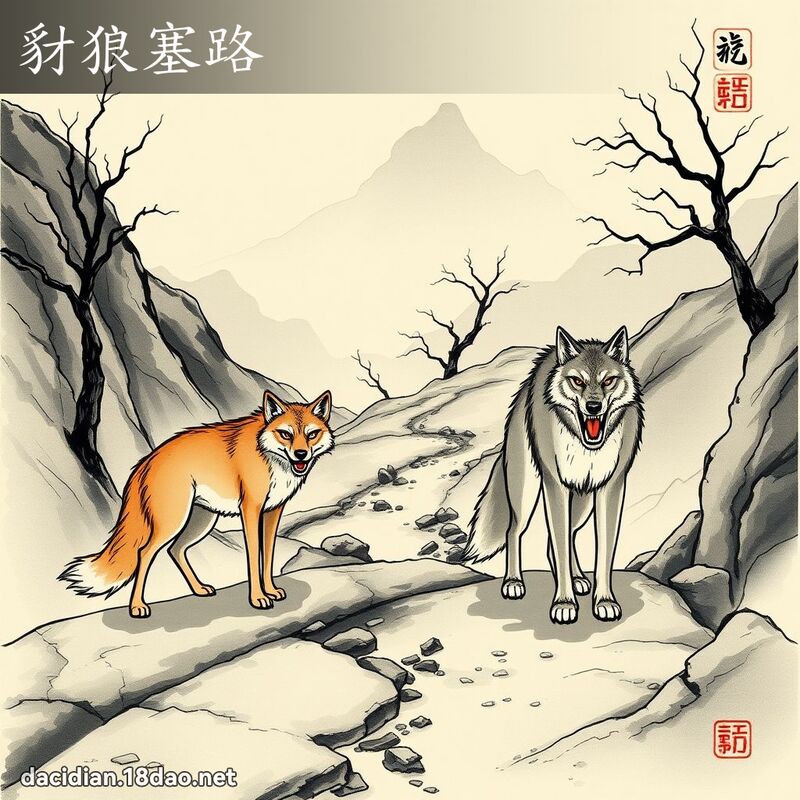 豺狼塞路 配图