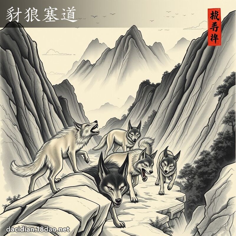 豺狼塞道 配图