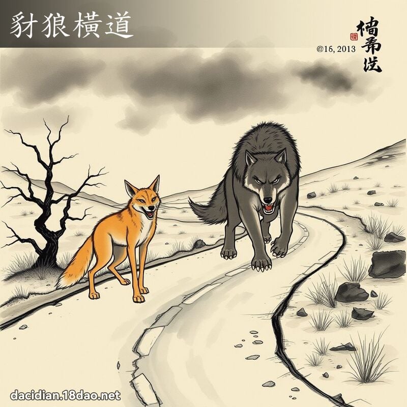 豺狼横道 配图
