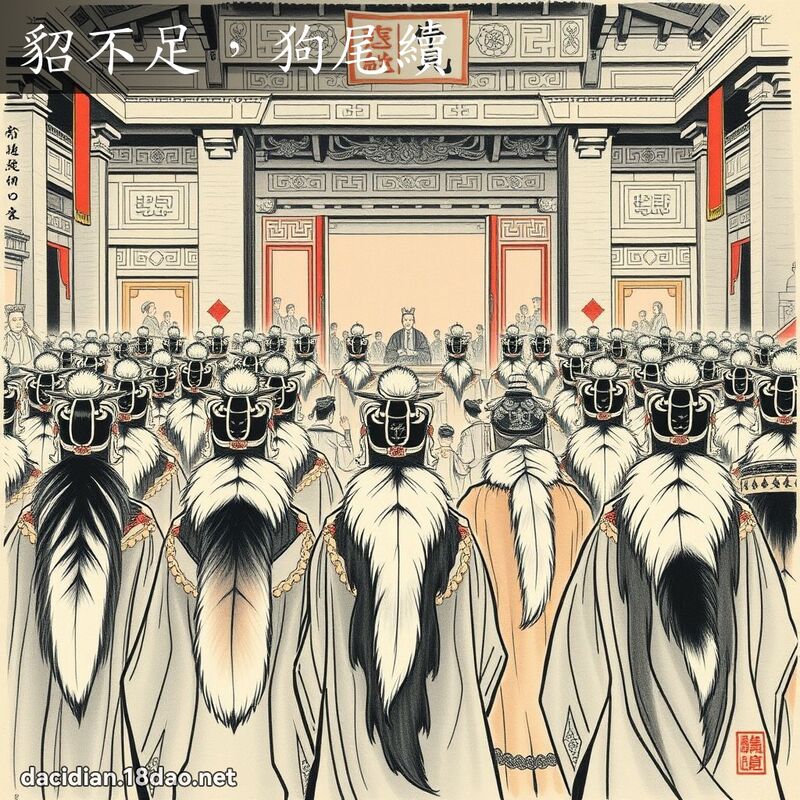 貂不足,狗尾续 配图