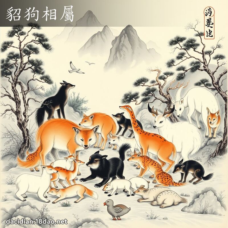 貂狗相属 配图