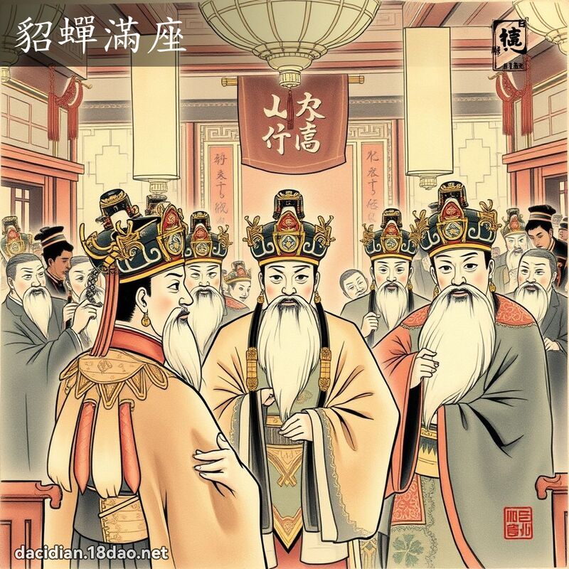 貂蝉满座 配图