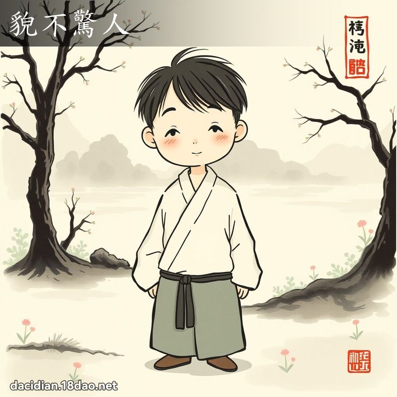 貌不惊人 配图