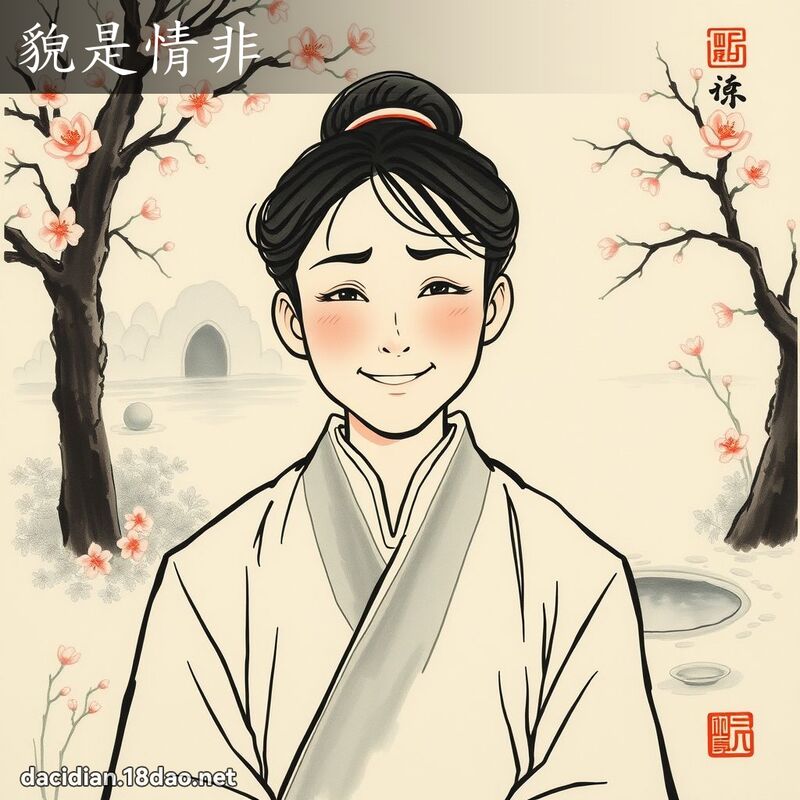 貌是情非 配图