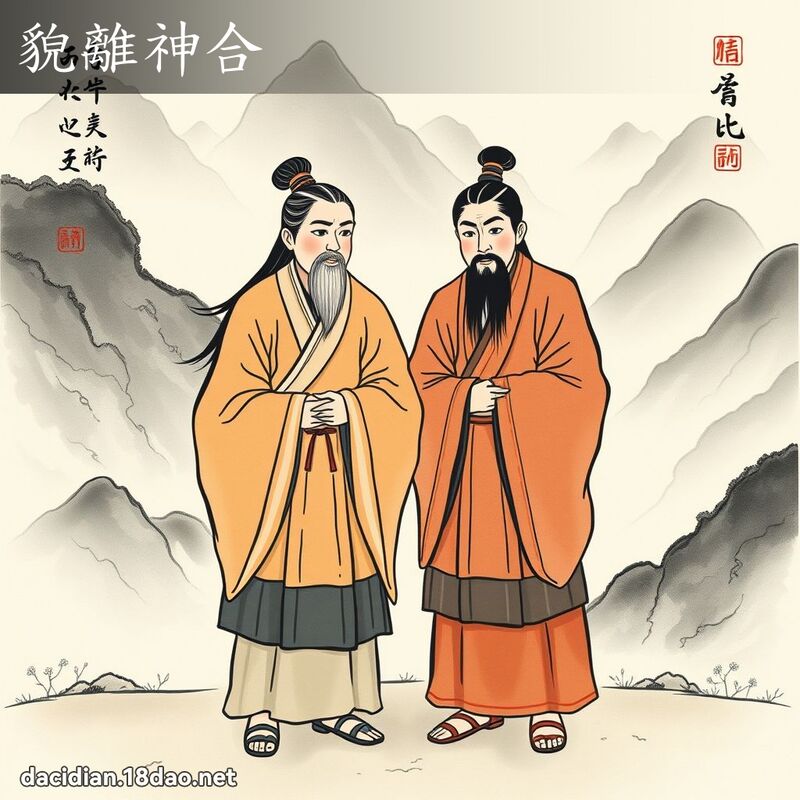 貌离神合 配图