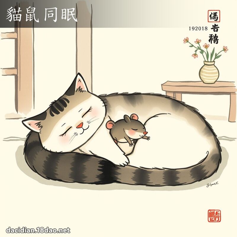 猫鼠同眠 配图