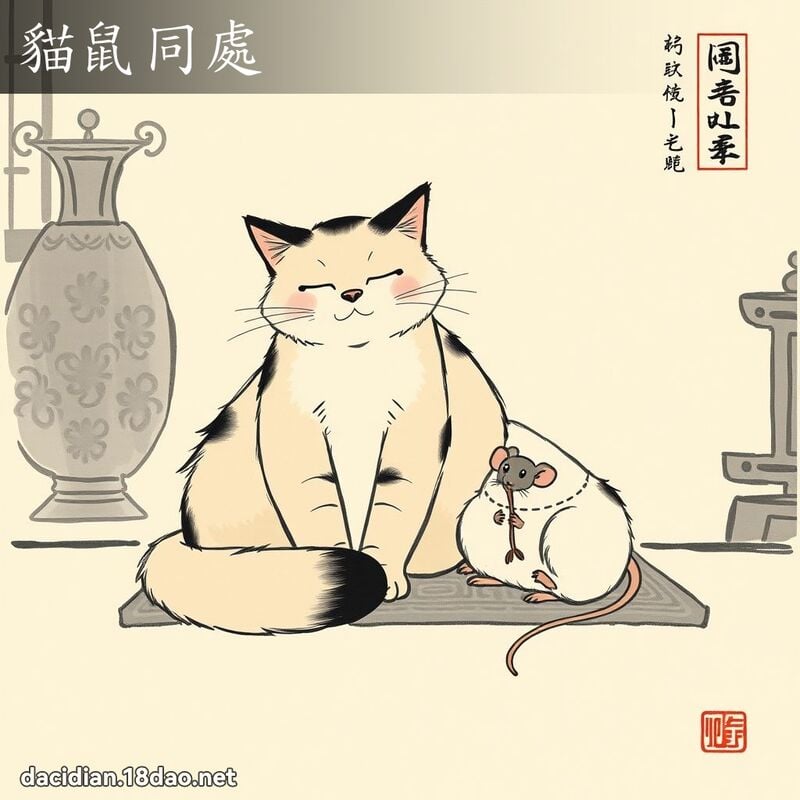 猫鼠同处 配图