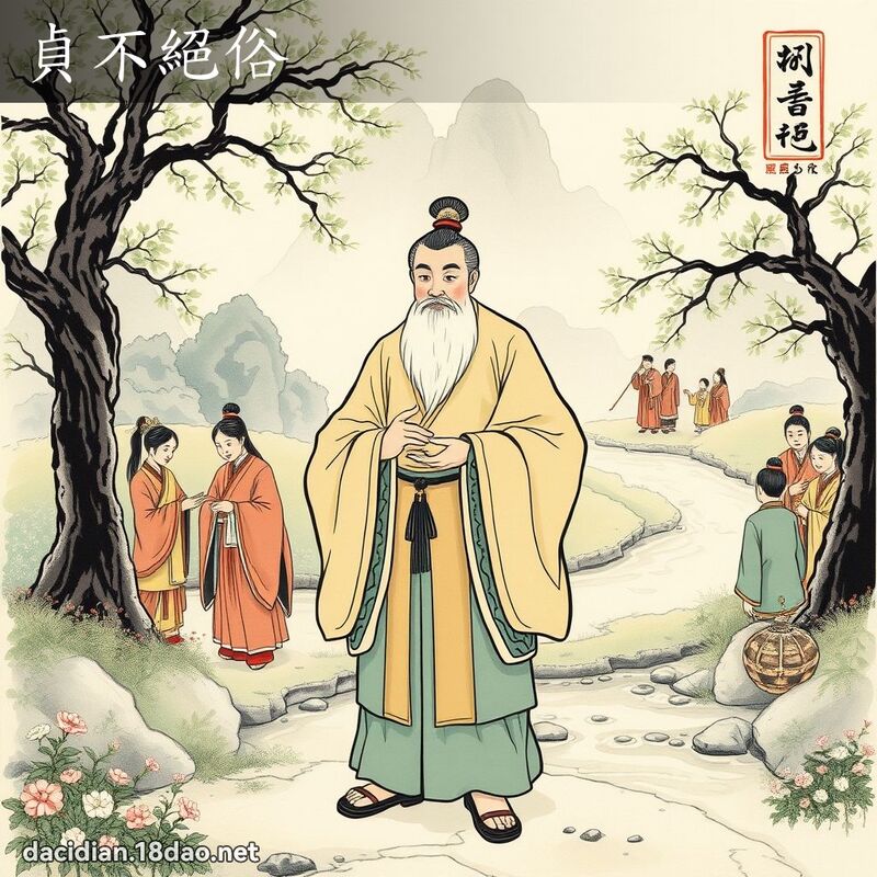 贞不绝俗 配图