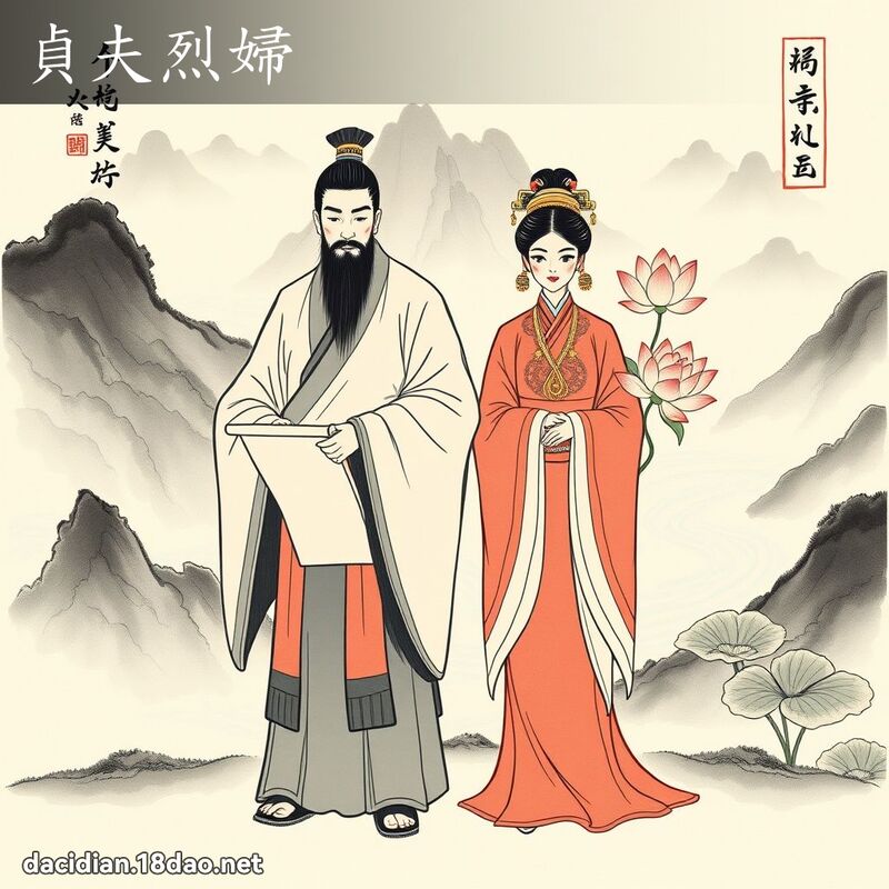 贞夫烈妇 配图