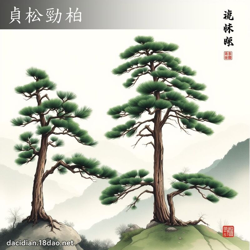 贞松劲柏 配图