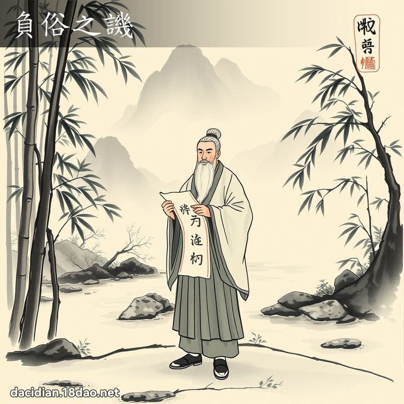 负俗之讥 配图