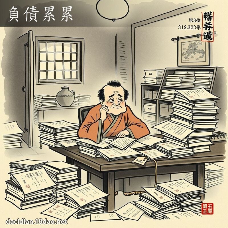负债累累 配图
