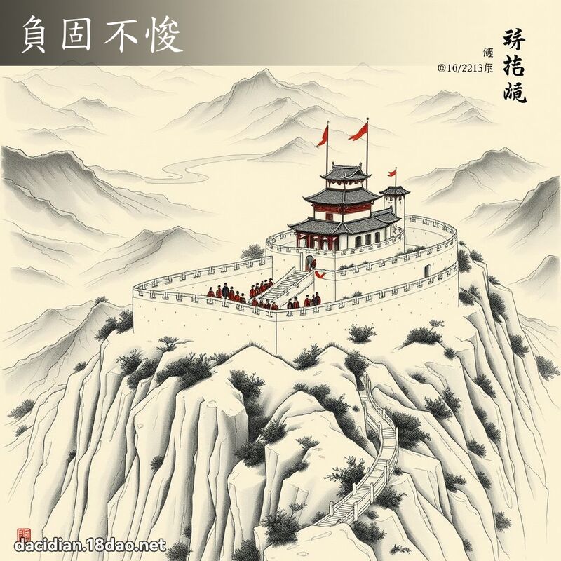 负固不悛 配图