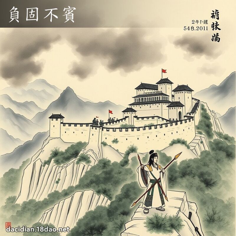 负固不宾 配图