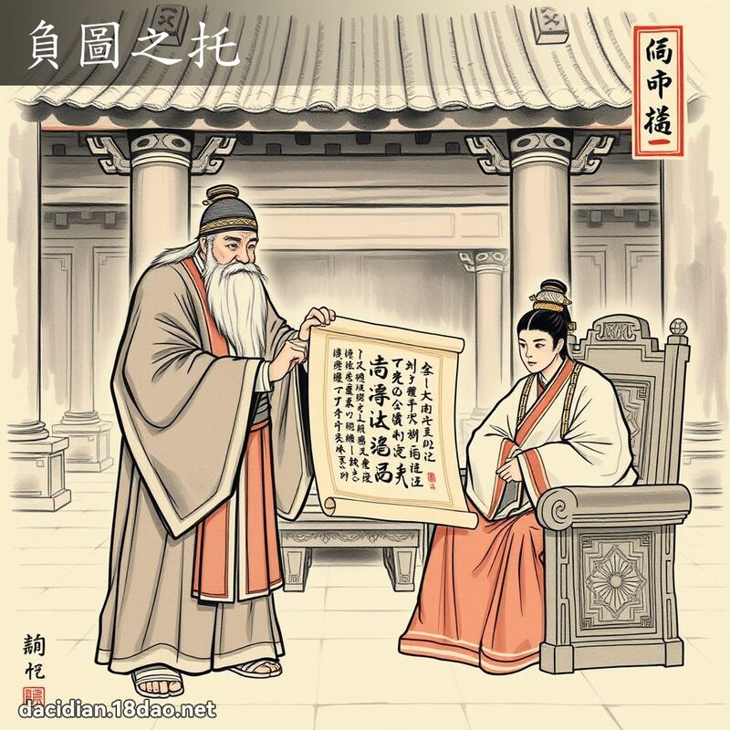 负图之托 配图