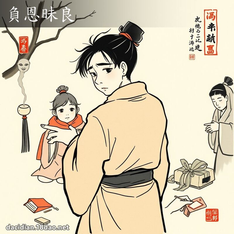 负恩昧良 配图