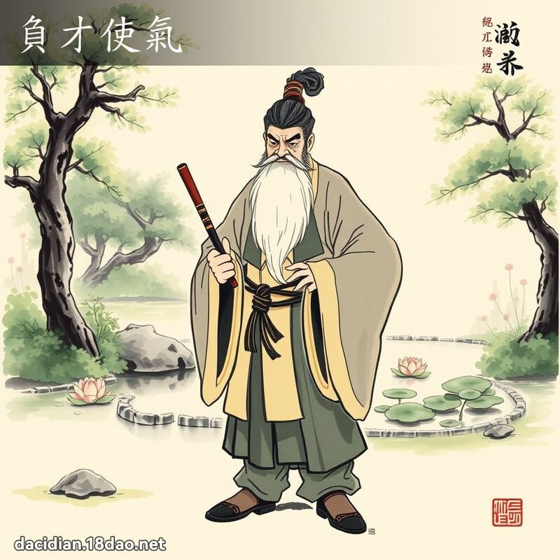 负才使气 配图