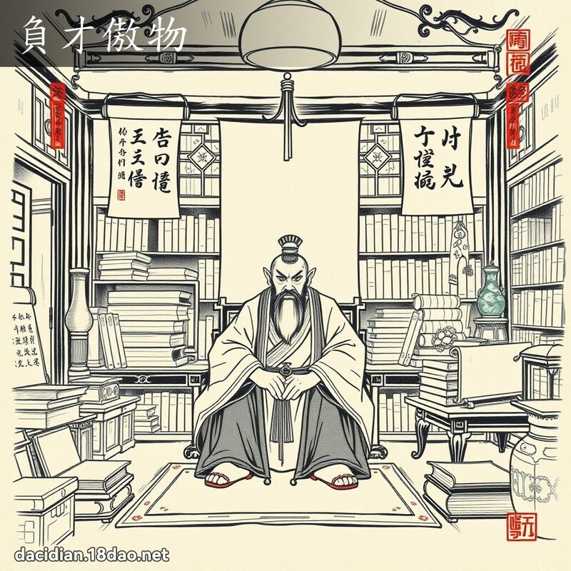 负才傲物 配图