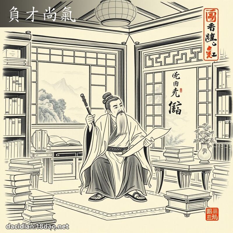 负才尚气 配图