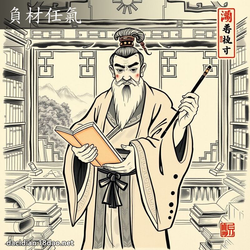 负材任气 配图