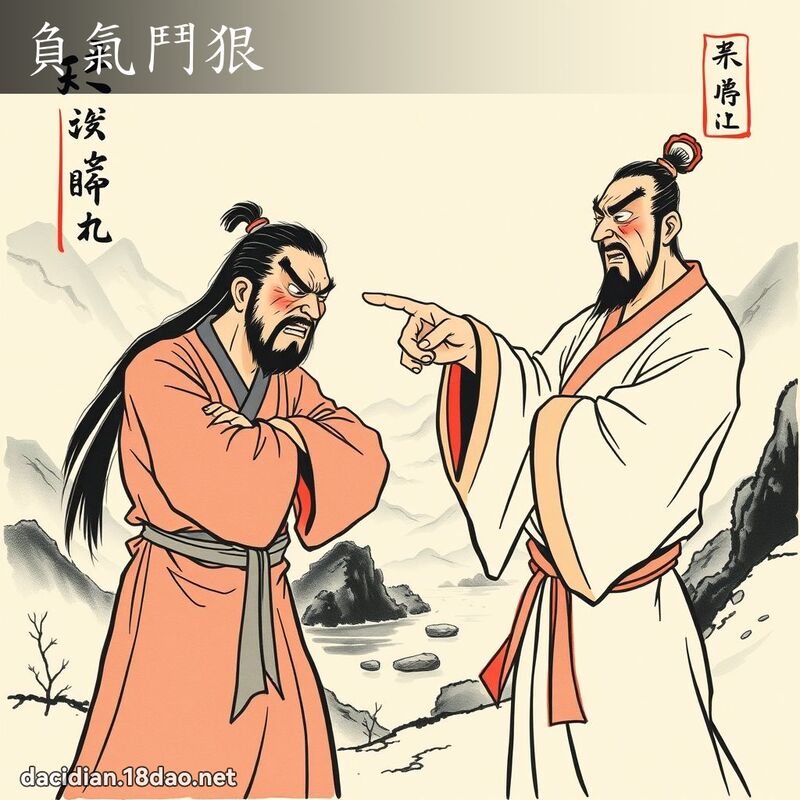 负气斗狠 配图
