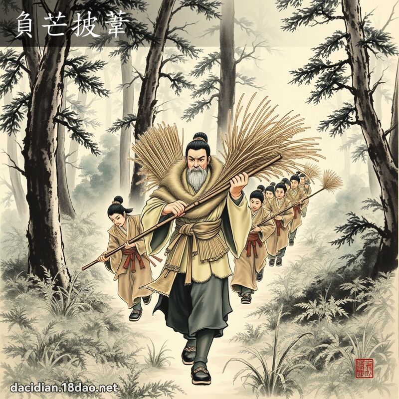 负芒披苇 配图