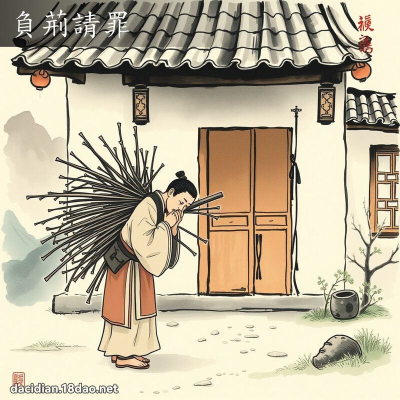 负荆请罪 配图