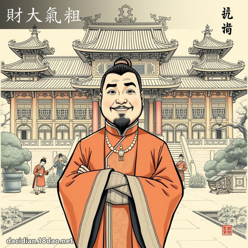 财大气粗 配图