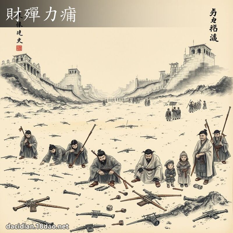 财殫力痡 配图