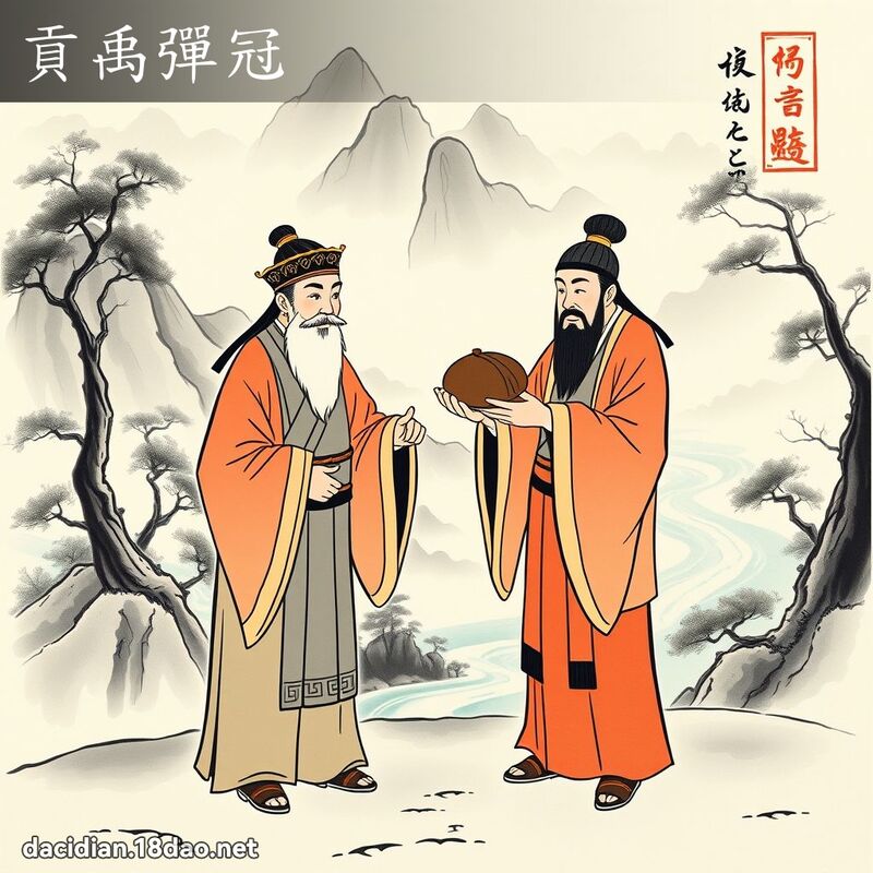贡禹弹冠 配图