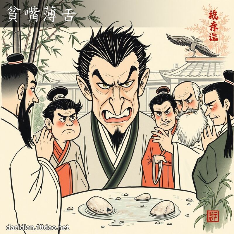 贫嘴薄舌 配图
