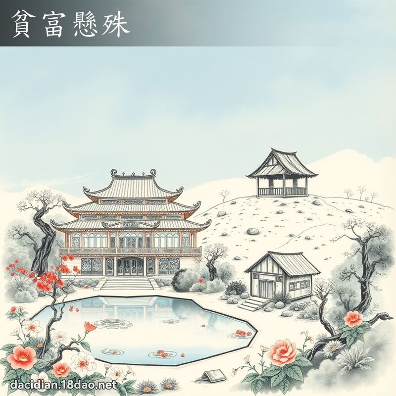 贫富悬殊 配图