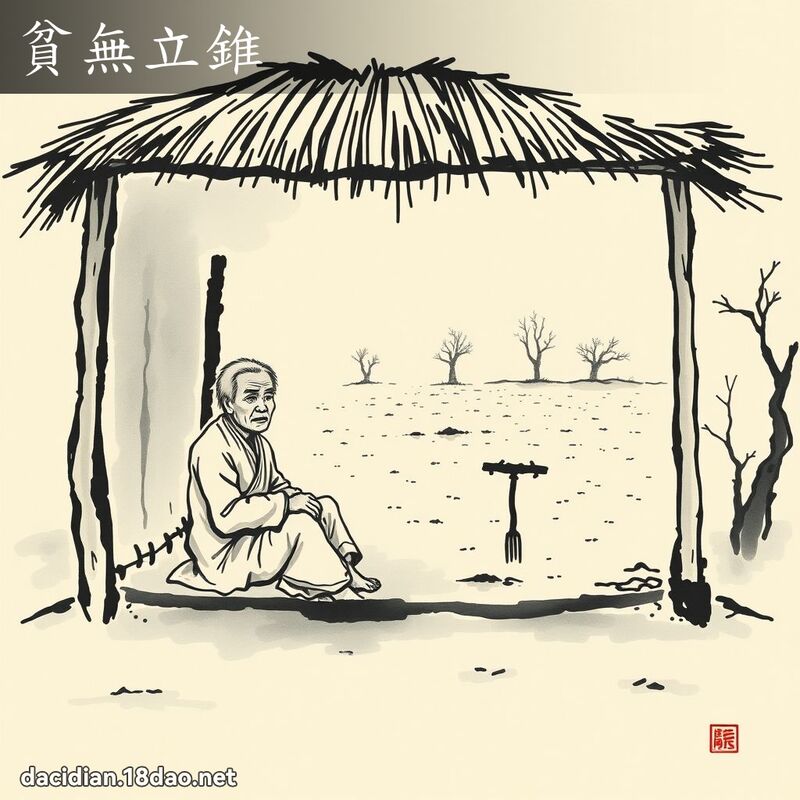贫无立锥 配图