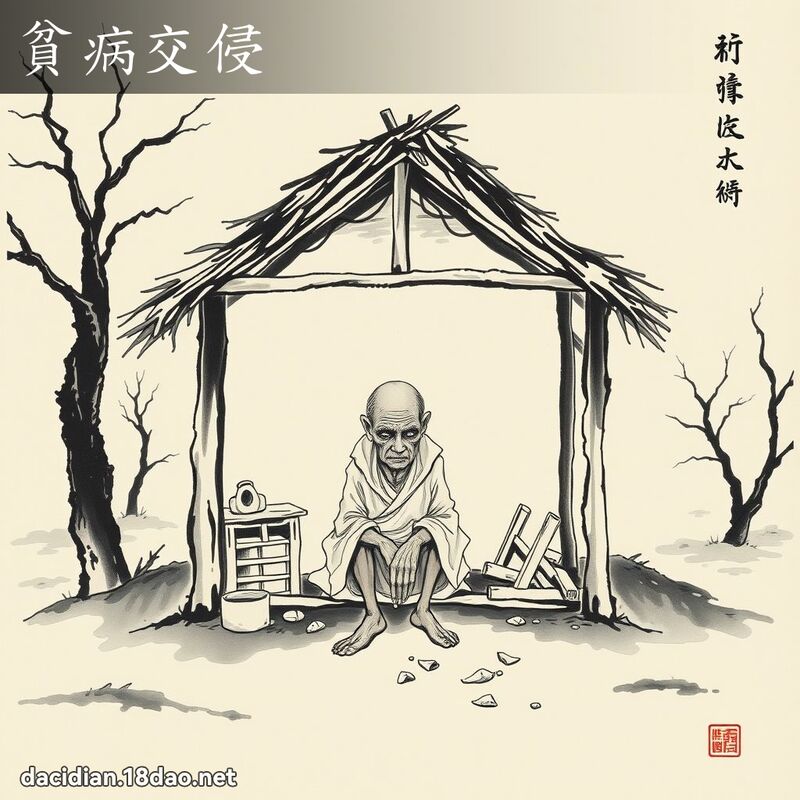 贫病交侵 配图