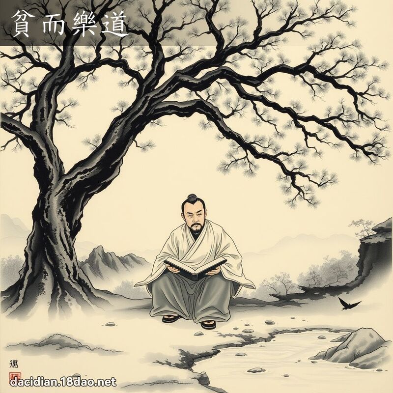 贫而乐道 配图