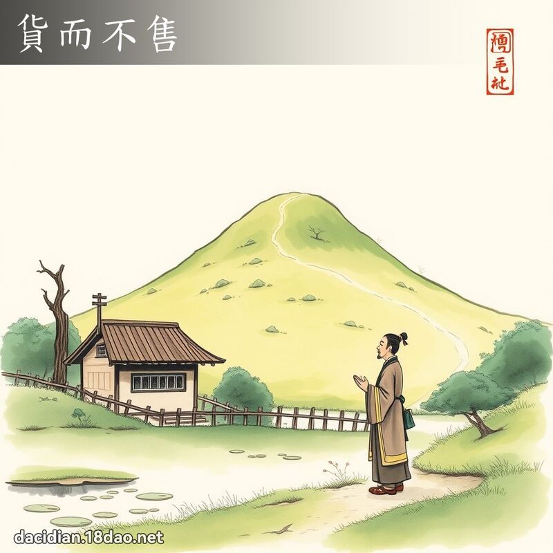 货而不售 配图