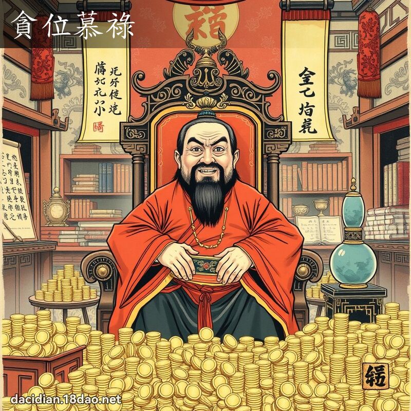 贪位慕禄 配图