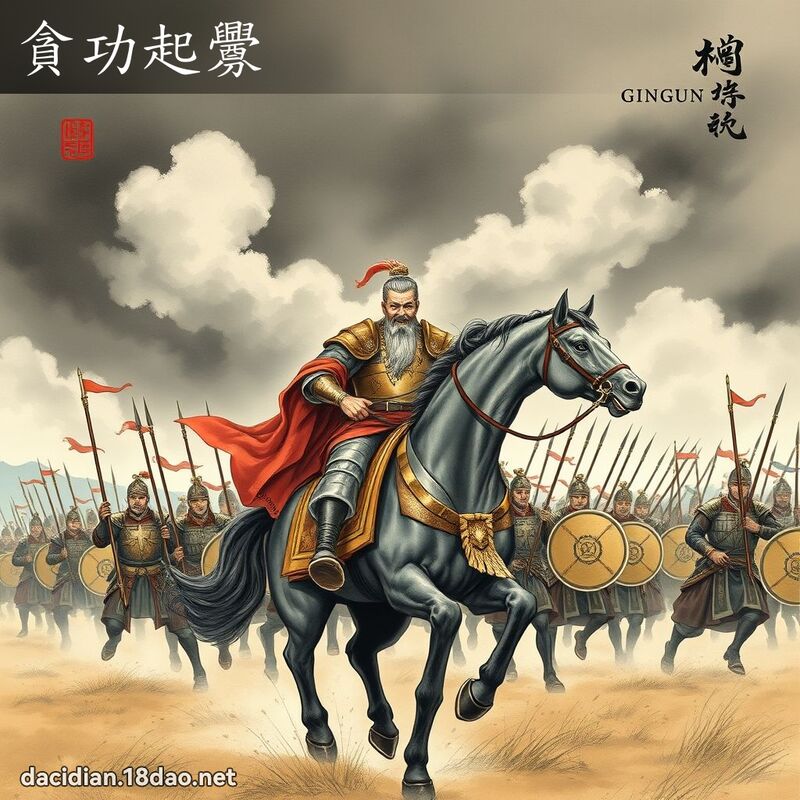 贪功起衅 配图