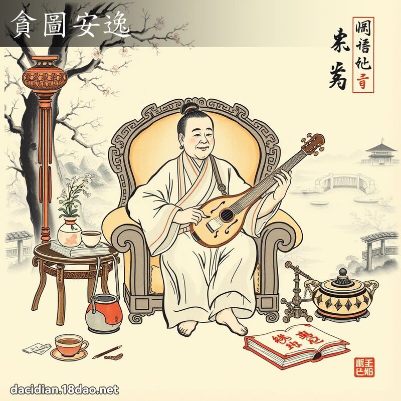 贪图安逸 配图