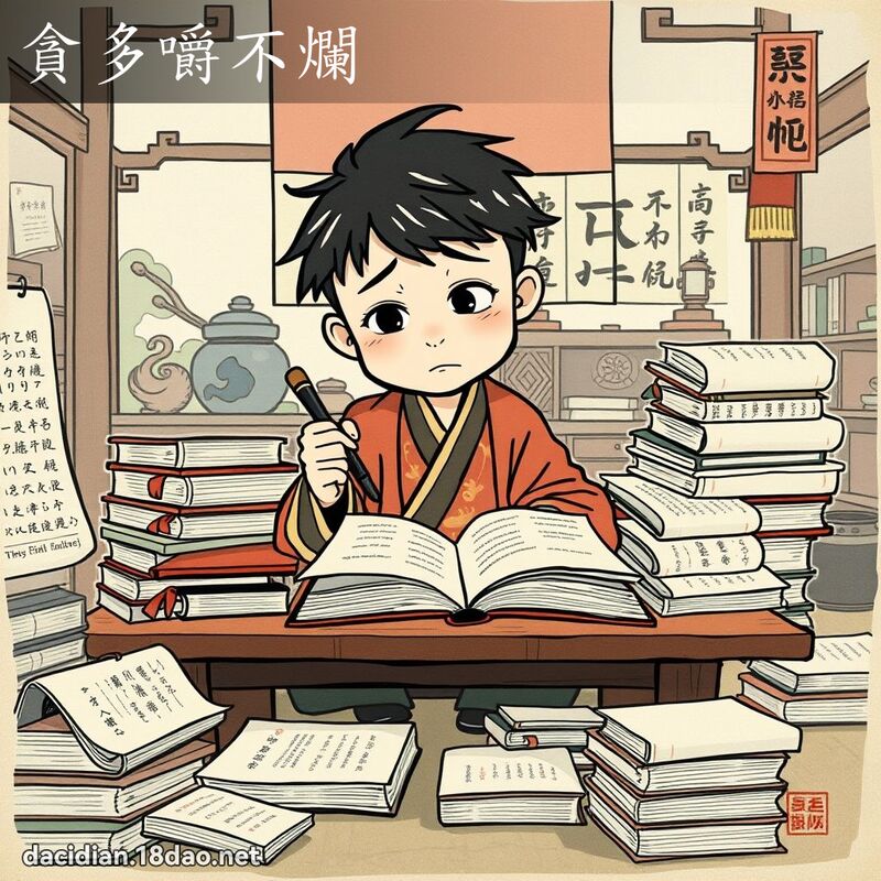 贪多嚼不烂 配图