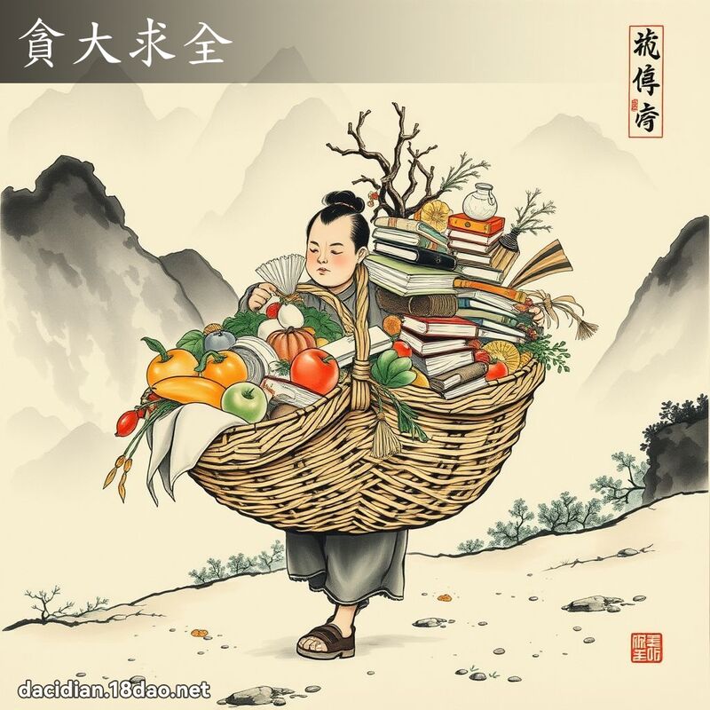 贪大求全 配图