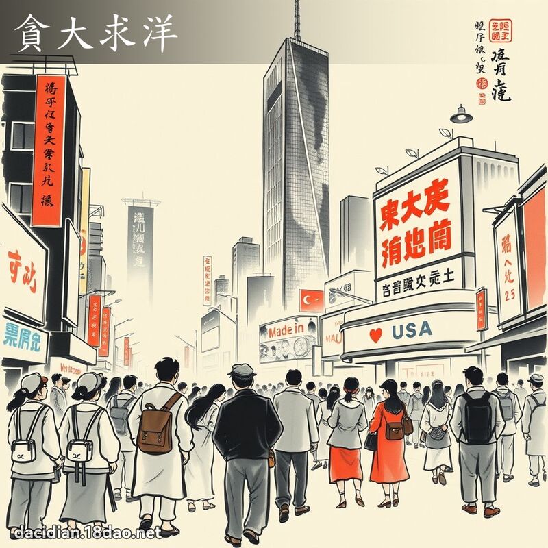 贪大求洋 配图