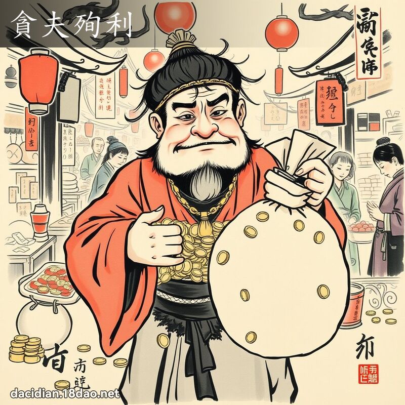 贪夫殉利 配图