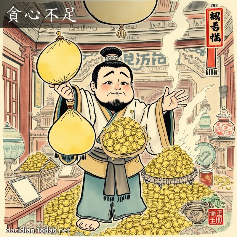 贪心不足 配图