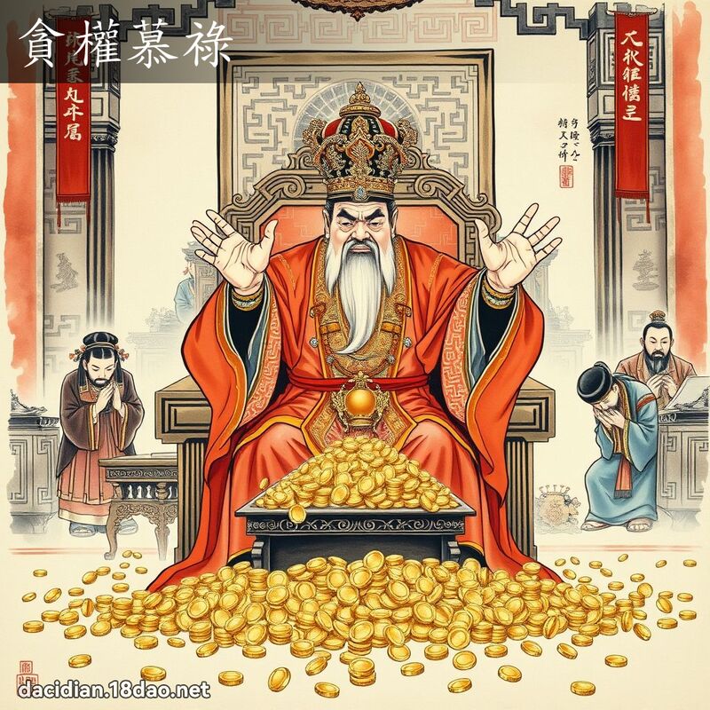 贪权慕禄 配图