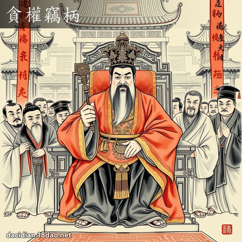 贪权窃柄 配图