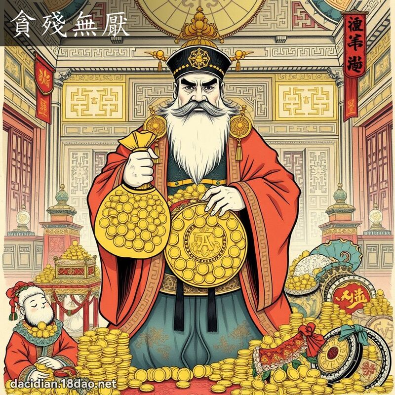 贪残无厌 配图