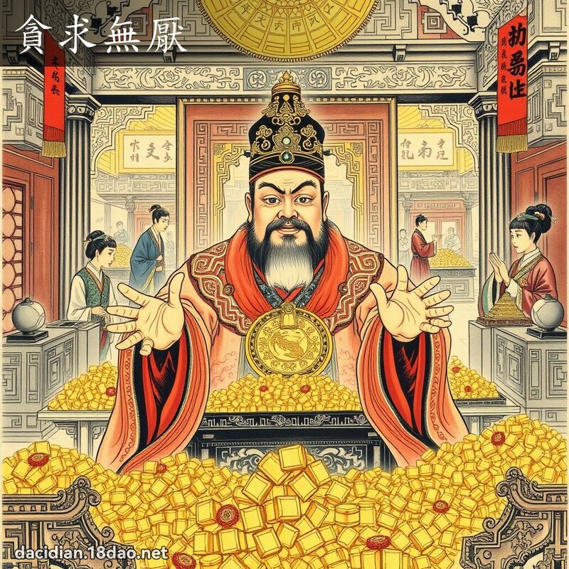 贪求无厌 配图