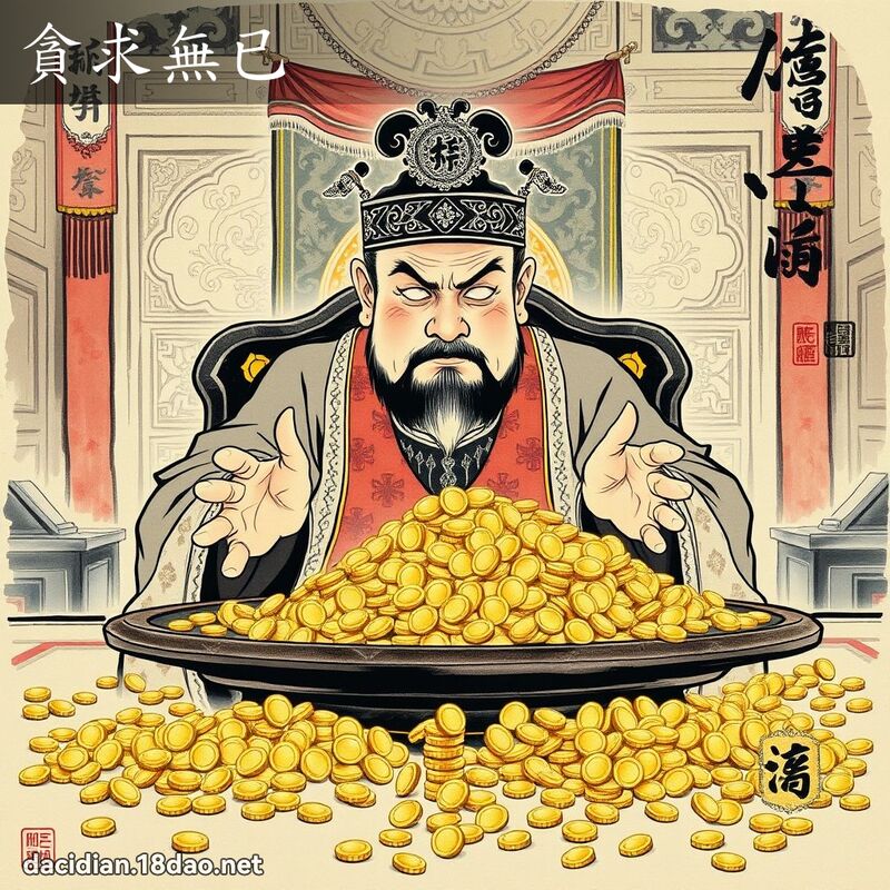 贪求无已 配图