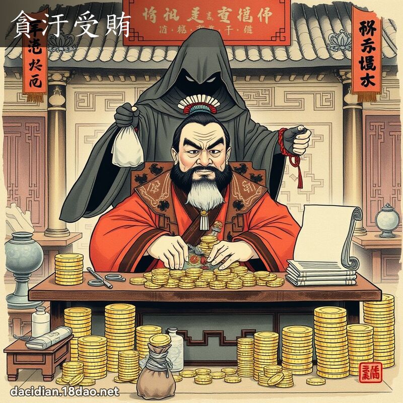 贪汙受贿 配图
